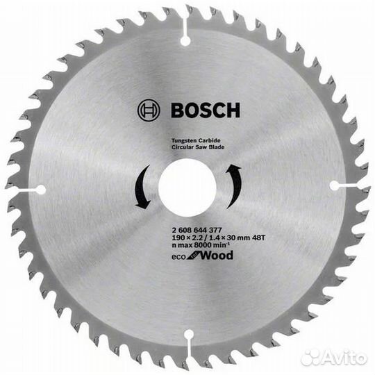 Диск пильный Bosch ECO WO 190*30*48T 2608644377