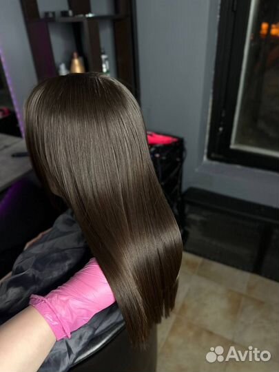 Кератиновое выпрямление