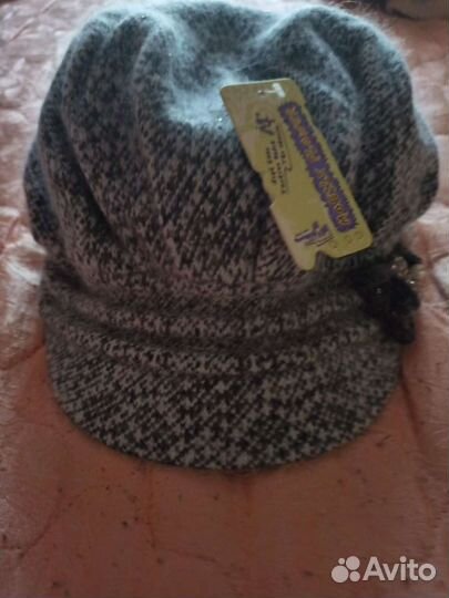 Берет женский из ангорки