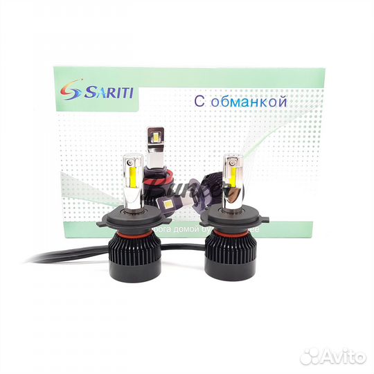 Светодиодные автолампы Sariti K5/H4 с обманкой