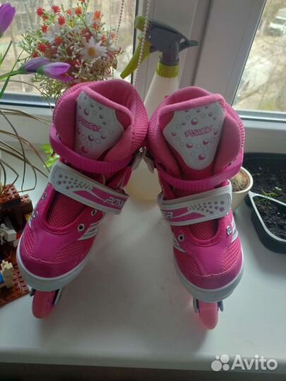 Роликовые коньки детские раздвижные