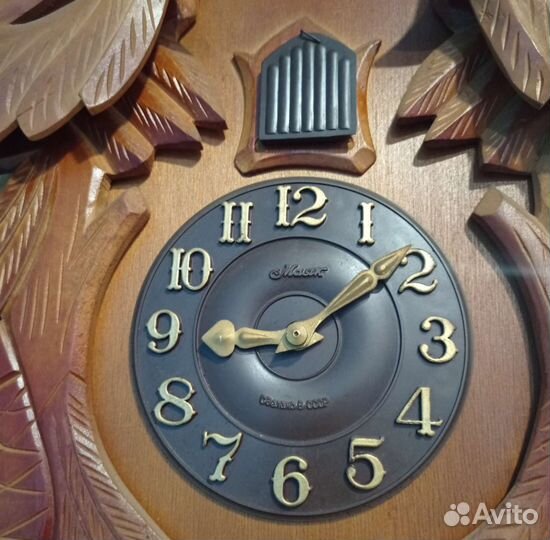 Часы Маяк, настенные с кукушкой, боем и гирями