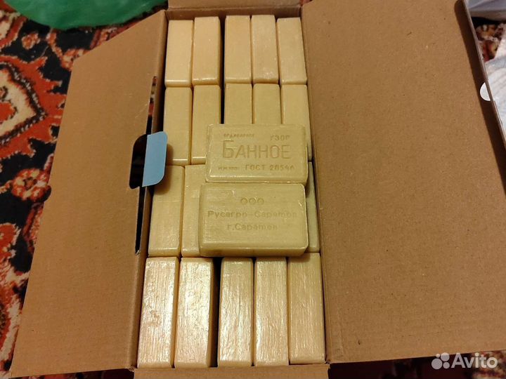 Мыло Банное в коробке