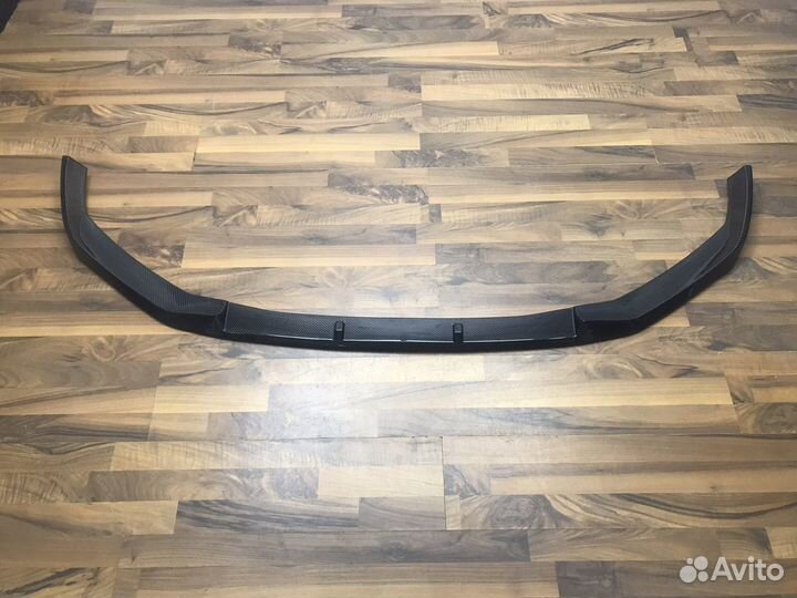 Сплиттер BMW 5 G30 рестайлинг карбон под оригинал