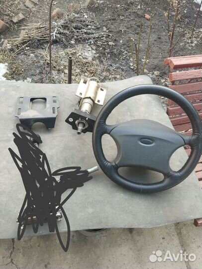 Установка приора руля ваз классика 2107,нива