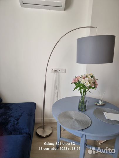 Торшер напольный с абажуром