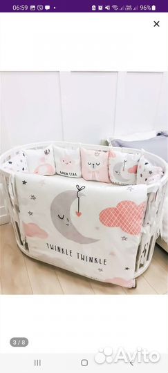 Бортики в детскую кроватку