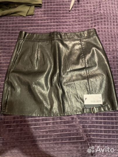 Кожаная юбка