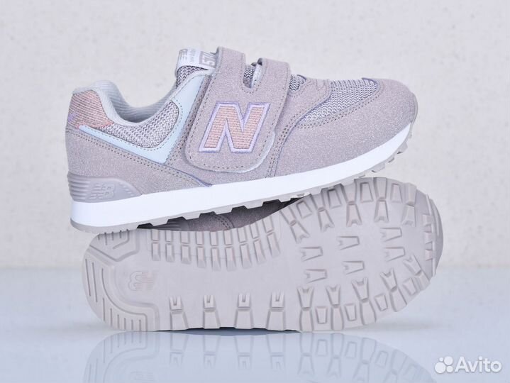 Кроссовки детские New Balance натуральная замша