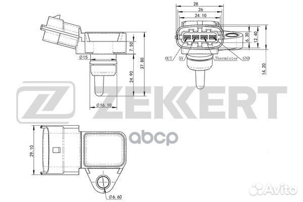 Датчик давления воздуха Hyundai Creta 16- Sola