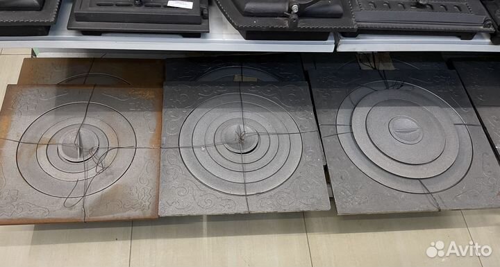 Плиты чугунные для печи и под казан