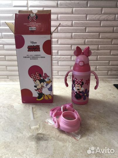 Термос бутылочка для девочки