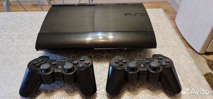 Sony Playstation 3 SSlim 500Gb+124игры Много Игр