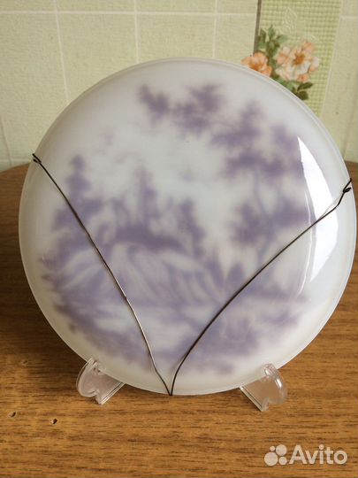 Настенная тарелка СССР керамика