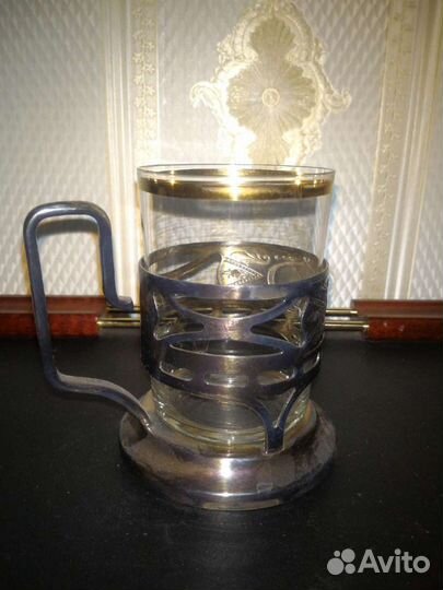 Мельхиоровый подстаканник 