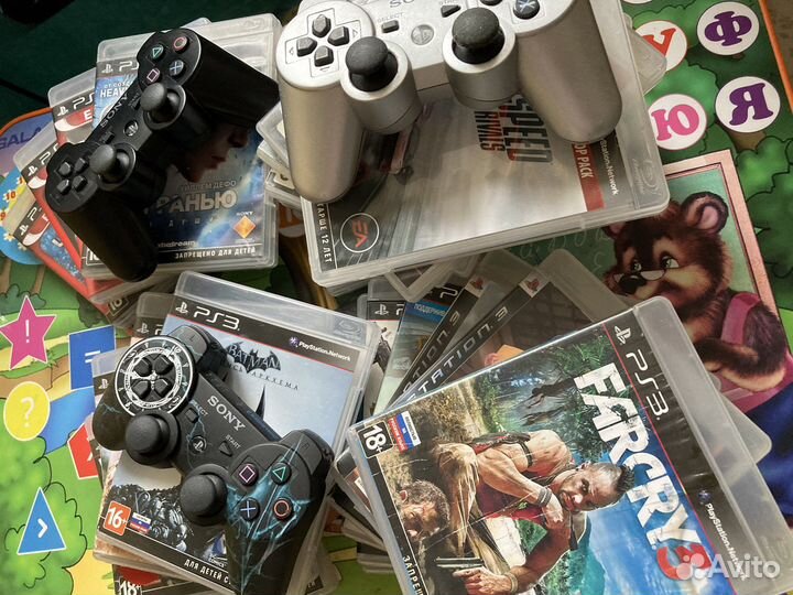 Sony playstation 3 игры джойстики руль продажа