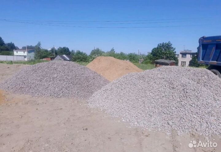 Щебень известняковый в наличии