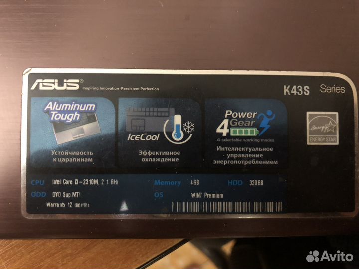 Asus k43s