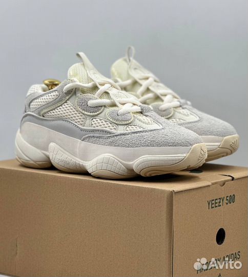 Кроссовки Adidas Yeezy 500 Bone White