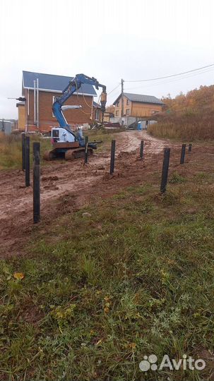 Монтаж винтовых свай