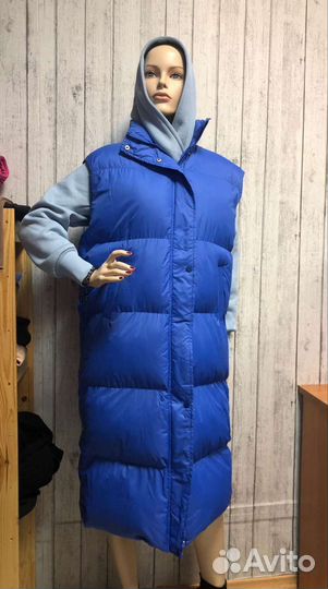 Жилет утепленный женский,оверсайз