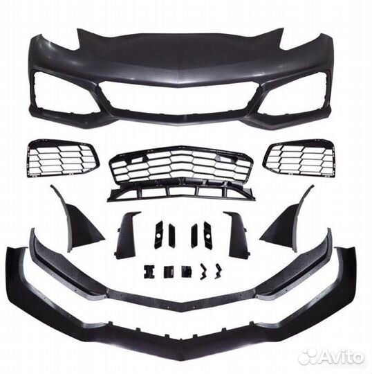 Передний бампер в стиле ZR1 для Corvette 14-19