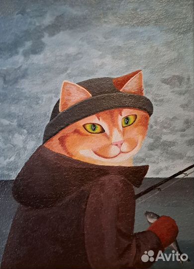 Картина рыбак