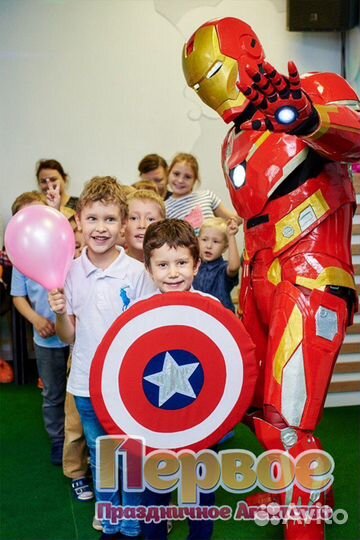 Аниматор на праздник. Супергерои V.I.P. Костюмы