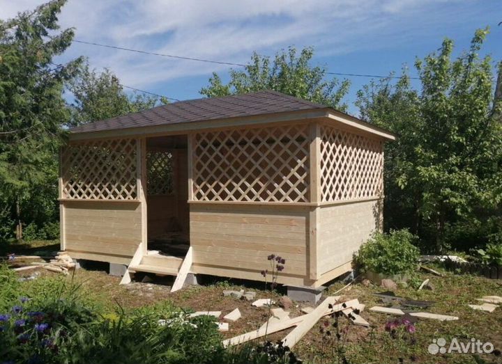 Беседка для дачи