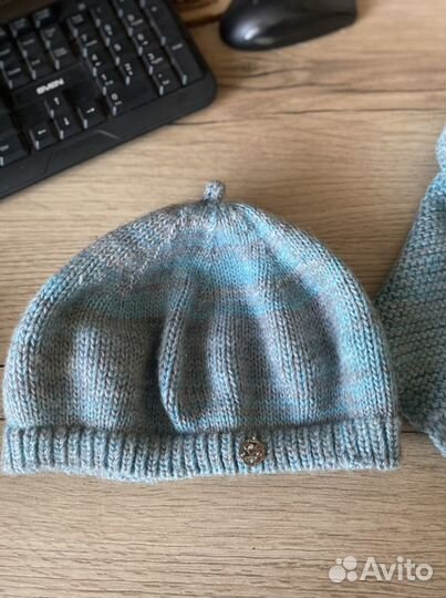 Комплект шапка и шарф женский