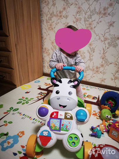 Ходунки каталка fisher price музыкальные