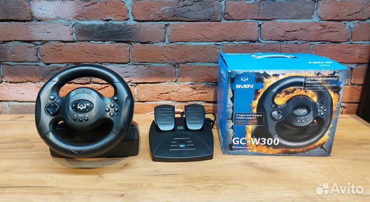 Новые игровые рули Defender forsage и sven GC-W300