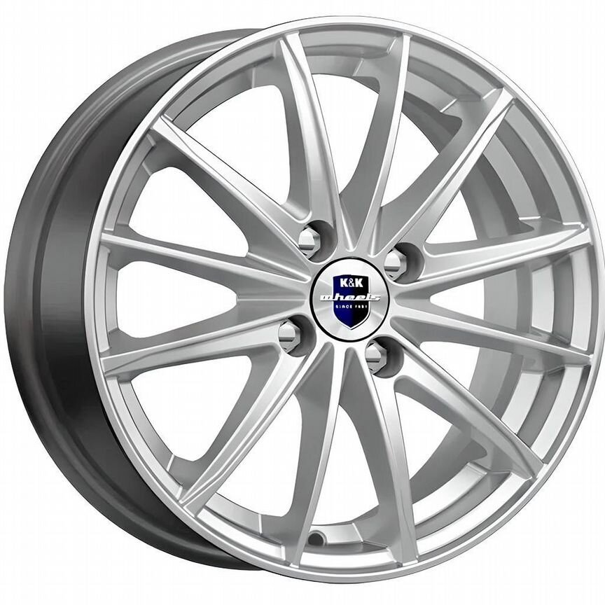 Диски K&K Пойнт Бланк 6x15 4x100 ET46 D54.1 Дарк платинум