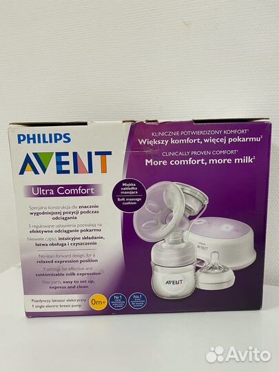 Молокоотсос avent электрический