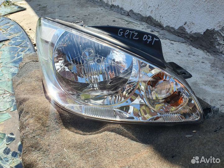 Фара правая Hyundai Getz рестайлинг Хендай Гетц