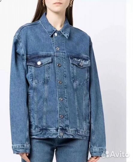 Джинсовая куртка Karl lagerfeld оригинал унисекс