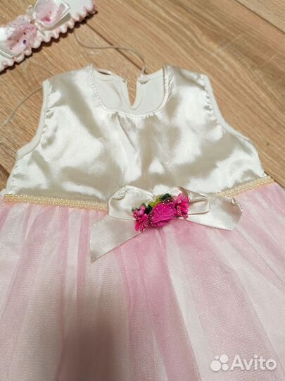 Нарядное платье для девочки 86 размер
