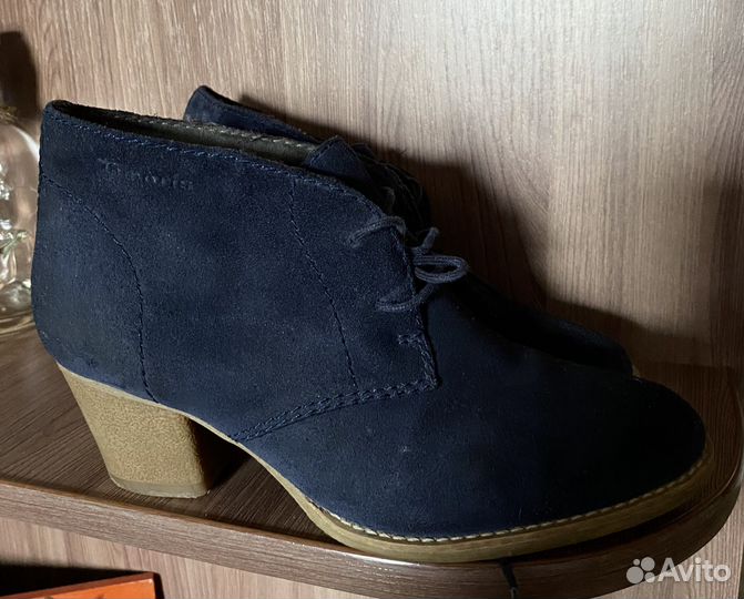 Ботинки замшевые