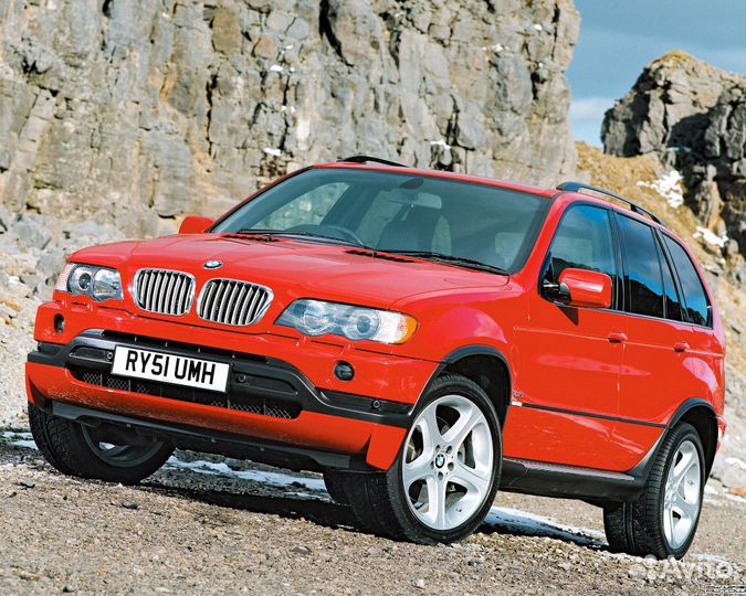 Новые стекла фар BMW X5 E53