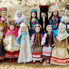 Купить куклы в традиционных национальных костюмах | Интернет магазин кавказских сувениров в Москве