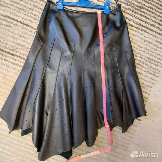 Юбка из натуральной кожи 48-50