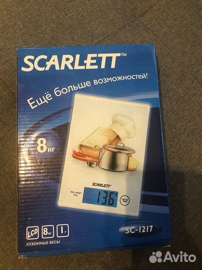 Весы кухонные новые