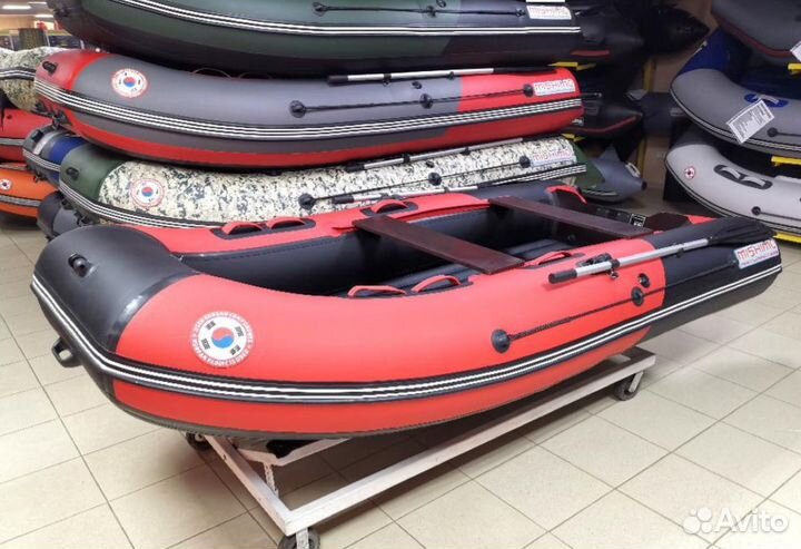 Лодка mishimo PRO 335 (красный/черный)