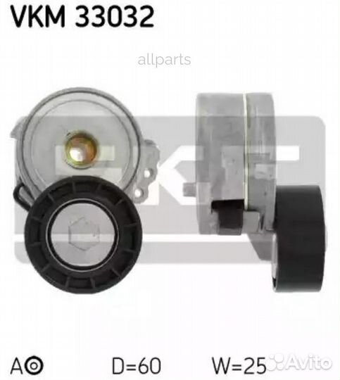 SKF VKM33032 Ролик натяжителя ремня