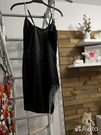 Платье вечернее мини черное