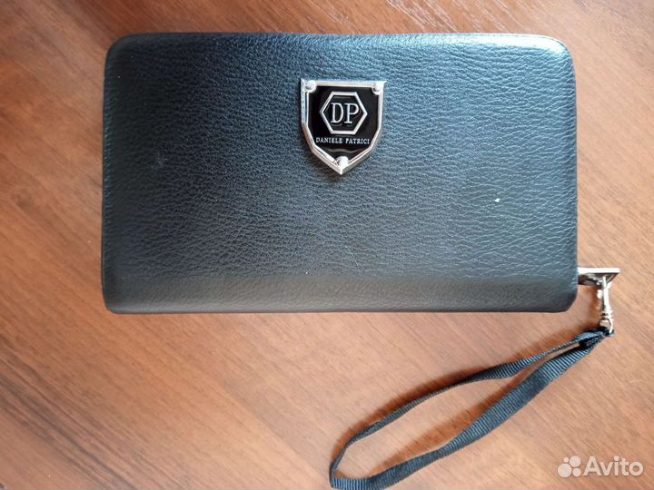 Мужской кожаный клатч