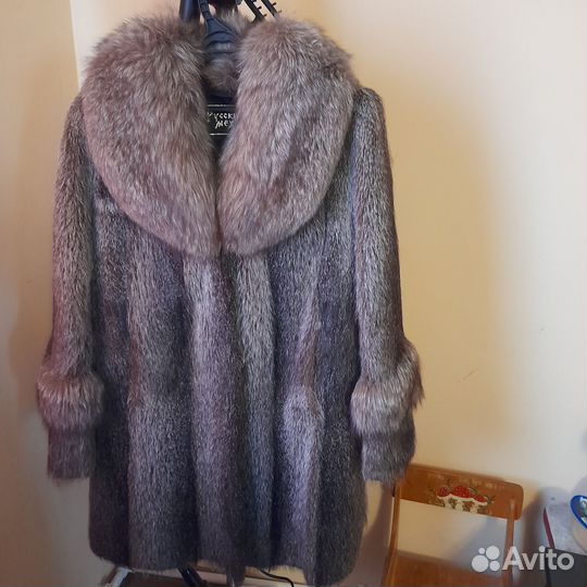 Шуба из нутрии 54 размера