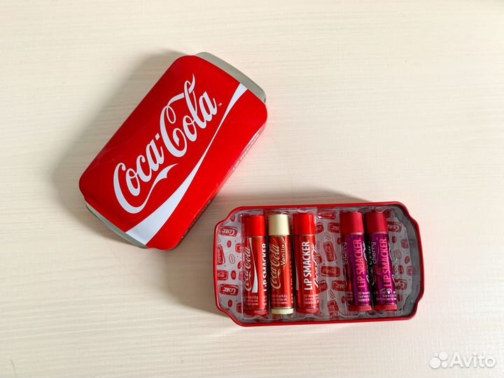 Бальзам для губ coca-cola набор новый