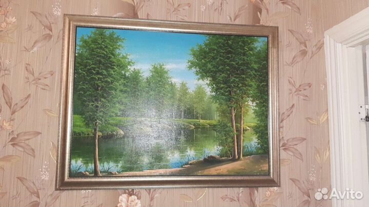 Картина маслом на холсте пейзаж