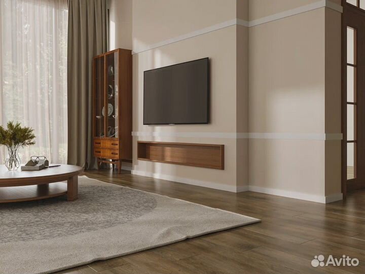 Плинтус Alpine Floor Tanle TL016009 Анжи (профиль универсальный)